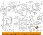 13393291 Gm Chevy Cruze Heater Mode Actuator Hole Gear New