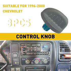 Eoq-ww-16851 Auxito 3x A/c Heater Knob Control Blower Fan For 95-98 Chevy Silverado Replace Kit
