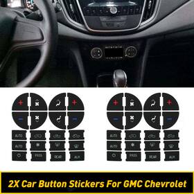 Yqd-myx-25458 Auxito Decal Sticker Ac Radio Control Button For Chevrolet Avalanche/silverado A