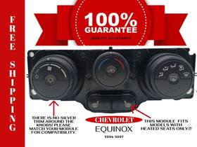 10366106 Chevrolet 2006-2007 Chevy Equinox A/c Heater Temperature Climate Control Module