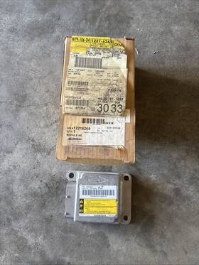 12216269 Chevrolet Ac Delco Srs Control Module 2002 Chevy Trailblazer Gm#12216269