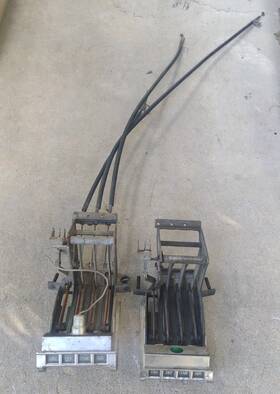 Chevrolet 283 409 1963 63 Chevy Impala Ss Biscayne Bel Air Dash Heater Control Cables A/c And Non Ac