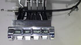 Chevrolet 3820240 63 Chevy Biscaye Belair Impala Heater Controls Excellent Condition