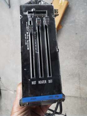 3929086 Chevrolet 69 1969 Camaro Heater Control Assembly With Air Conditioning