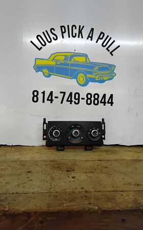 28014584 Chevy Malibu 2007 Ac Heater Climate Temperature Fan Rear Defrost Switch Oem