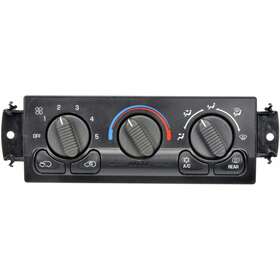 Hlx-dor599-193-cl360a56 Dorman Product For Chevy Silverado 3500 2001 2002 Climate Control Module Front Black Housing