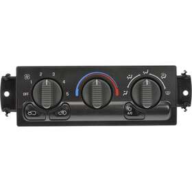 Hlx-dor599-266-cl360a57 Dorman Product For Chevy Silverado 3500 2001 2002 Climate Control Module Front Black Housing