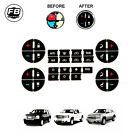 Fc.xt.003-b Bestparts Ac Button Repair Stickers Kit Dash Replacement For Gmc Fc.xt.003-b Bestparts Ac Button Repair Stickers Kit Dash Replacement For Gmc