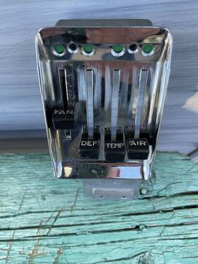 3141294 Gm 1958 Chevrolet Chevy Heater Control Impala Bel Air Biscayne Nice Chrome 3141294 Gm 1958 Chevrolet Chevy Heater Control Impala Bel Air Biscayne Nice Chrome