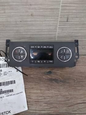 25803407 Gm Trucks 07-11 Chevy Silverado 1500 Heater A/c Control Ltzgrey