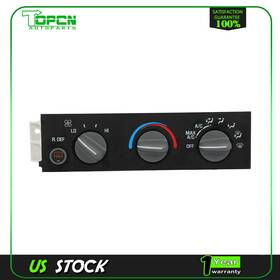 Ta17802001p Topcnautop A/c Climate Control Switch For 1996-2002 Chevrolet G30 With Rear Window Defogger Ta17802001p Topcnautop A/c Climate Control Switch For 1996-2002 Chevrolet G30 With Rear Window Defogger