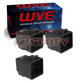 Sx-z6g6 Wve 3 Pc Wells Auxiliary Heater Relay For 2015-2017 Chevrolet Express 2500 Zd