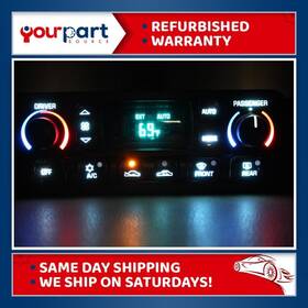 10436062 Your Part Source 97-04 C5 Chevy Corvette Heater Climate Temperature A/c Control Reman