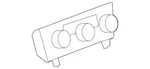 Oem New 2009-12 Gm Dash Control Assembly Heater & Air Conditioner Unit 20917-130. Fixed Price $267.95.