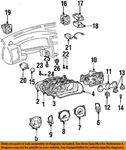 Gm Oem 98-02 Prizm Instrument Panel Cluster Switches-knob 94857384. Fixed Price $38.65.