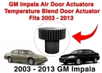 Gm Impala Replacement Gear Air Door Actuators Temperature Blend 3D Printed. Fixed Price $24.85.