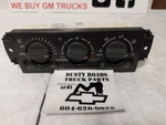 1999-02 Chevy Silverado Climate Control W/ Rear Defrost Suburban Tahoe #15758150. Fixed Price $61.58.
