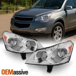 Fits 2009 2010 2011 2012 Chevy Traverse Headlights Lamps Left+right. Fixed Price $176.99.