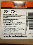 Dorman 604-704 Hvac Blend Door Actuator Compatible With Select Cadillac/chevrole. Fixed Price $21.99.