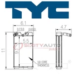 Tyc Hvac Heater Core For 1977-1979 Pontiac Phoenix Heating Air Conditioning By. Fixed Price $89.31.