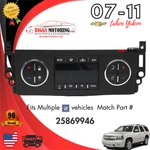 2007-2011 Chevy Tahoe Yukon Ac Heater Climate Control Unit 25869946. Fixed Price $290.99.