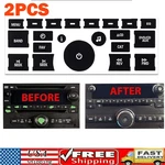 2 Sheets Ac Control Radio Dash Button Repair Kit Sticker For Chevy Gmc Decals. Fixed Price $9.93.