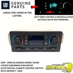 2003-2006 Silverado Tahoe Sierra Yukon Digital Ac Heater Climate Control Switch. Fixed Price $53.88.