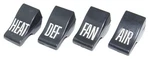 1960 1961 1962 1963 Chevy Truck Deluxe Heater Control Knob Set 60-17515*. Fixed Price $11.00.