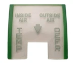 New Heater Temp Control Face Lens / For 55-56 Chevy 150 210 Nomad Bel Air 1057. Fixed Price $40.99.