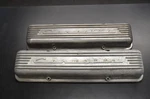 Original Pair 7-FIN Aluminum Valve Covers 1959-1967 Corvette Gm# 3767493. Fixed Price $175.00.
