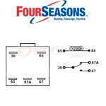 Four Seasons Ac Compressor Control Relay For 1994 Chevrolet S10 Blazer - Nd. Fixed Price $18.43.