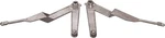 1955 Chevrolet Bel 150 210 Nomad; Heater Control Levers; Pair. Fixed Price $20.99.