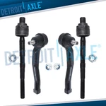 Front Inner & Outer Tierods For 2004 - 2011 Chevy Aveo 5 2009 2010 Pontiac G3. Fixed Price $37.58.