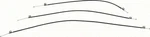 67-68 Camaro Firebird Heater Control Cable Set Without A/c. Fixed Price $56.69.