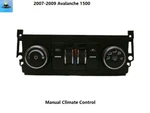 15942033 2007 2008 2009 Chevy Avalanche Manual Heater Ac Air Climate Control. Fixed Price $89.00.