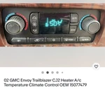 2002 Gmc Envoy Trailblazer Heater A/c Temperature Climate Control Oem 15077479. Fixed Price $200.00.