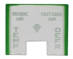 New Trim Parts Heater Control Face / For 1955-59 Chevy Gmc Pickup Truck 9025. Fixed Price $33.99.