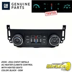 2006 - 2011 Chevy Impala Dual Zone Ac Heater Climate Control Heated Seats Oem. Fixed Price $35.88.