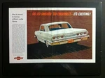 *ready To Display*print 1963 Chevrolet 2DR Impala V-8 283/409 *original* Car. Fixed Price $19.99.