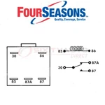 Four Seasons Ac Compressor Control Relay For 1994-1996 Chevrolet S10 Ty. Fixed Price $18.43.