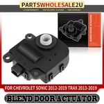 Main Heater Blend Air Door Actuator For Chevrolet Sonic 2012-2019 Trax Inlet. Fixed Price $19.59.