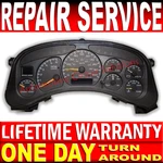 1999-2002 Gm Chevy Silverado Suburban Tahoe Speedo Gauge Cluster Repair Service*. Fixed Price $149.99.