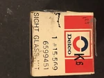 Nos Delco 15-569 Gm 6599451 Air Conditioning Refrigerant Sight Glass Kit. Fixed Price $29.95.