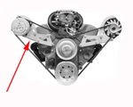 Alan Grove 132R - A/c Bracket Sb Chevy Swp Low Profile Passenger Side. Fixed Price $126.00.