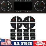 Black A/c Control Dash Button Repair Kit Decal Stickers For Chevrolet Gmc Tahoe. Fixed Price $8.99.
