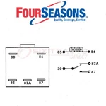 Four Seasons Ac Compressor Control Relay For 1995-1996 Chevrolet Blazer Wl. Fixed Price $18.43.