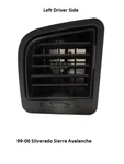 15761832 15771300 99 To 06 Silverado Sierra Avalanche Left Dash Air Vent Ac. Fixed Price $22.00.