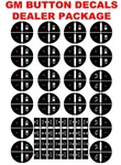 Gm Button Repair Decal Stickers Climate Control Ac Chevrolet 16 Pcs. Fixed Price $36.95.