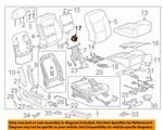 Gm Oem 14-17 Escalade Esv Seats Tracks Driver Components-blower 23401674. Fixed Price $128.82.