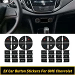 2PCS Button Repair Decal Dash Switch Stickers Fits Chevy Gmc Tahoe Black Kit. Fixed Price $25.08.